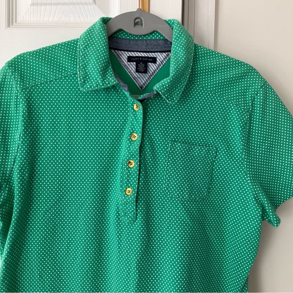 Tommy Hilfiger Green Polo Shirt - Picture 3 of 8